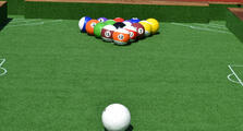 Billard Fußbälle in Gr. 4 + 3