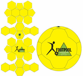 Footpool Billiard Fußball