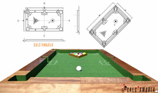 Soccerpool Fußball Billard