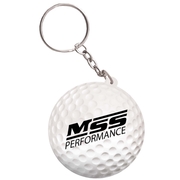 Stress Golfball Schlüsselanhänger