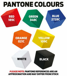 Pantone Farben 63mm Würfel