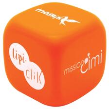 Anti-Stress Würfel orange