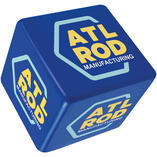 Stresswürfel blau 63mm