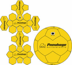Schnittmuster 26 Panel Fußball Classic Design