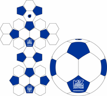 Fußball 32 Panel Classic Design Schnittmuster