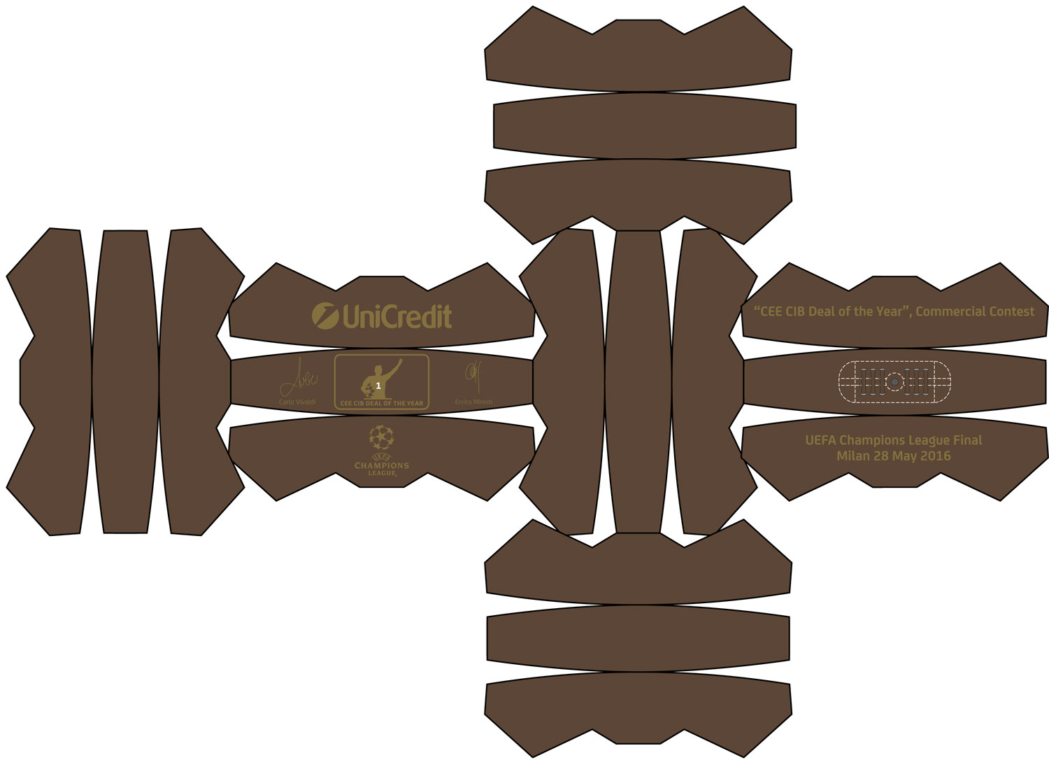 Layout Retro Fußball