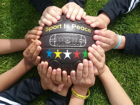 Retro Fußball Sport is Peace