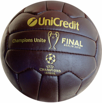 Retro Fußbälle aus echt Leder oder synth.  Leder