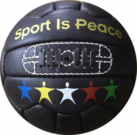 Retro Fußball aus echt Leder