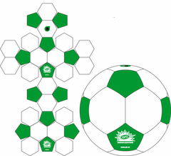 Miniball 32 Panel Classic Schnittmuster