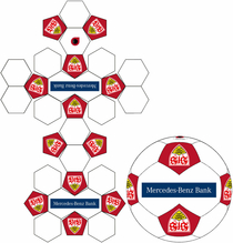 Miniball 30 Panel Classic Schnittmuster Mercedes Benz Bank
