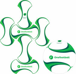 6 Panel Fußball Schnittmuster