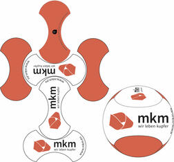 6 Panel Schnittmuster Mini Fußball Landwehr