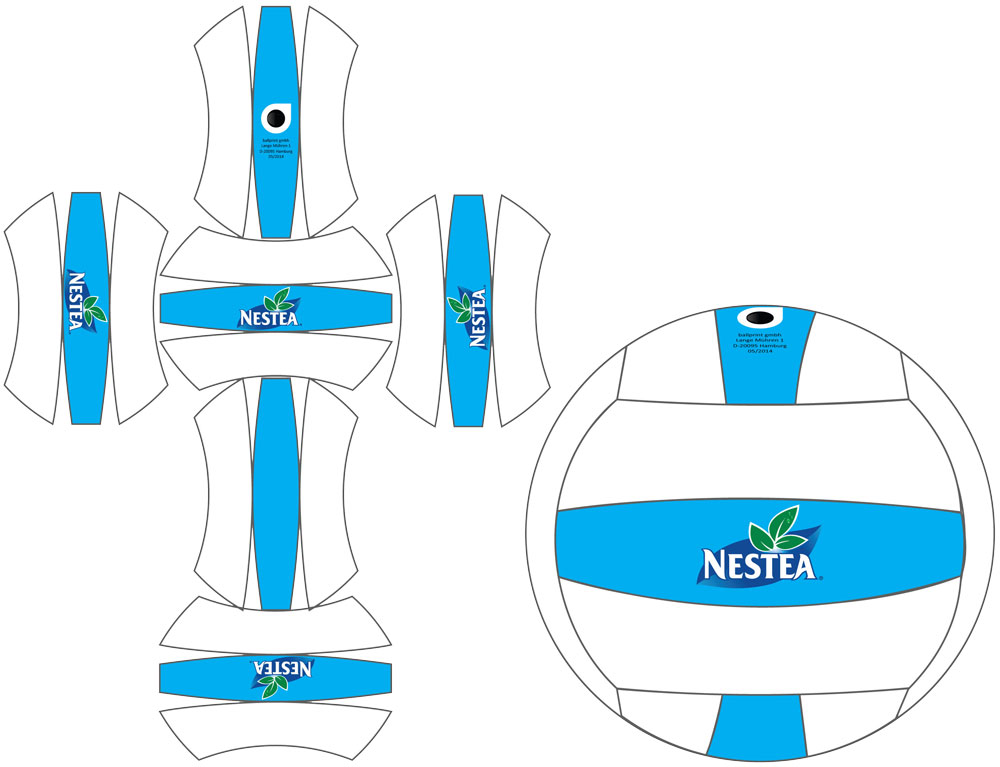 Volleyball Layout NESTEA
