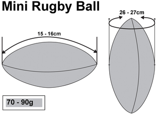 Mini Rugby Größe 0