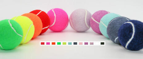 Farbtabelle Tennisbälle & Padel Bälle