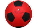 Neopren Fußball rot/schwarz