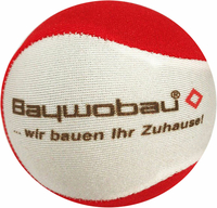 Neopren Wasserspringball, rot/weiß