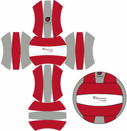 Neopren Volleyball Skizze