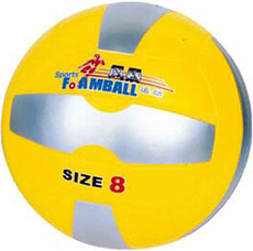 PU Soft-Volleyball gelb/silber