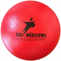 beschichteter Softball TSV rot