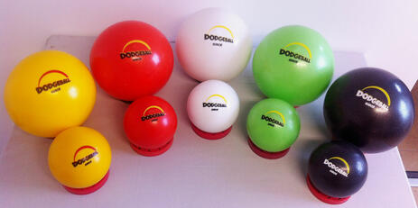 Soft-Dodgeball - Größen: Ø 12, 18 und 26cm, Gewicht: 85, 120 und 180-200g