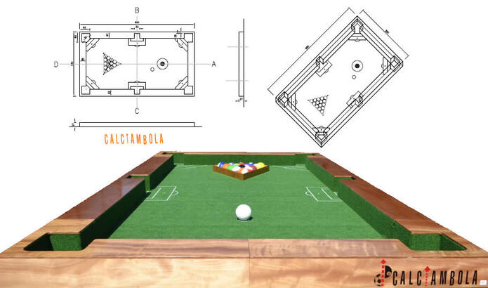 Soccerpool Fußball Billard