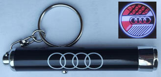 Mini Taschenlampe mit Logoprojektion Audi
