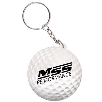 Stress Golfball Schlüsselanhänger