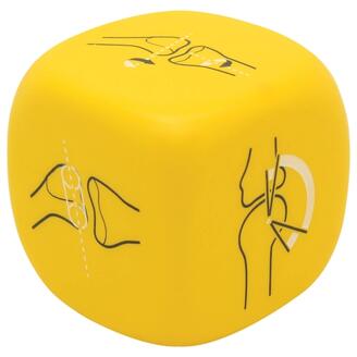 Anti-Stresswürfel gelb