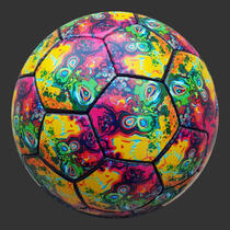 Fußball mit Digitaldruck als Werbeball