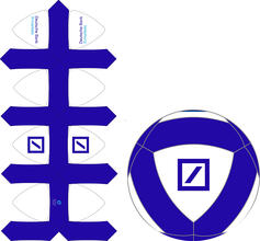 20 Panel 'X' Design Fußball