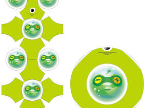 ,X' Design & ,TELE' Design - Fußball Schnittmuster